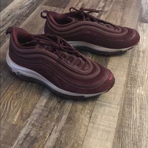 maroon nike air max 97’s